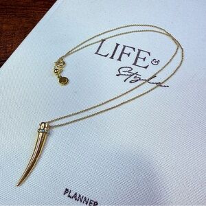 New Gorjana Gold Horn Pendant Necklace